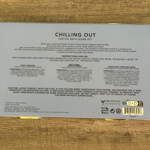 Chilling Out bath bomb set - Picture 2 of 3